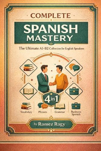 Complete Spanish Mastery 4-in-1: Vocabulary, Phrases, Grammar & Business: The Ultimate A1-B2 Collection for English Speakers