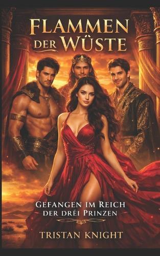 Flammen der Wüste: Gefangen im Reich der drei Prinzen: Eine antike Liebesgeschichte erotischer Reverse-Harem-Romanze Fantasy Roman