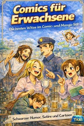 Comics für Erwachsene - Die besten Witze im Comic- und Manga-Stil: Feiner schwarzer Humor, Satire und Cartoon