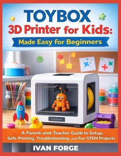 Toybox 3D Printer for Kids: Made Easy for Beginners: A Parent-and-Teacher Guide to Setup, Safe Printing, Troubleshooting, and Fun STEM Projects