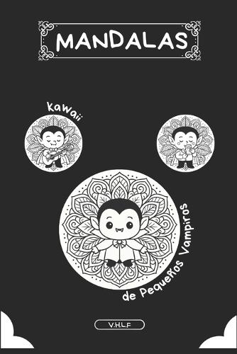 Mandalas Kawaii de pequeños vampiros