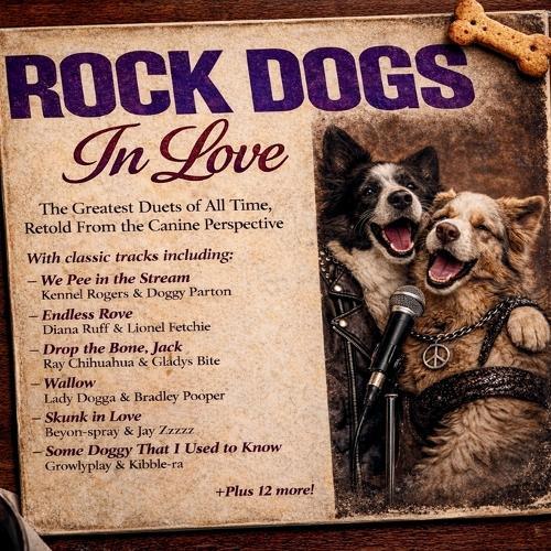 Rock Dogs In Love: The Greatest Duets, Retold From a Canine Perspective Parody Valentine's Gift