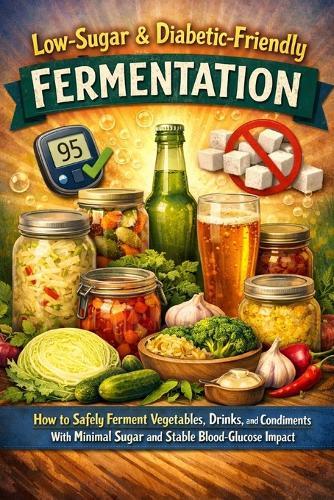 Low-Sugar & Diabetic-Friendly Fermentation: How to Safely Ferment Vegetables, Drinks, and Condiments With Minimal Sugar and Stable Blood-Glucose Impact