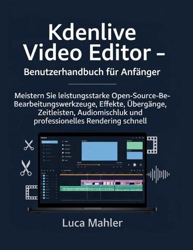 Kdenlive Video Editor - Benutzerhandbuch für Anfänger: Meistern Sie leistungsstarke Open-Source-Bearbeitungswerkzeuge, Effekte, Übergänge, Zeitleisten, Audiomischung und professionelles Rendering