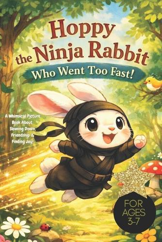 Hoppy the Ninja Rabbit Who Went Too Fast!: A Whimsical Picture Book About Slowing Down, Friendship & Finding Joy! For ages 3-7, bedtime story, rabbit lover gift, ninja lover gift