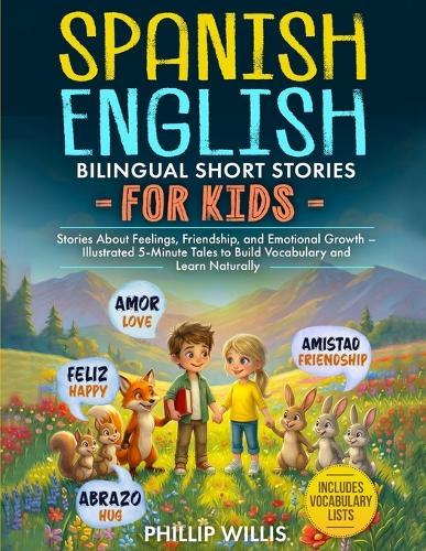 Spanish-English Bilingual Short Stories for Kids: Stories About Feelings, Friendship, and Emotional Growth - Illustrated 5-Minute Tales to Build Vocabulary and Learn Naturally