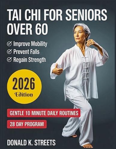 Tai Chi for Seniors Over 60: Gentle 10 Minute Daily Routines to Regain Strength and Balance, Improve Mobility, Prevent Falls, Ease Joint Stiffness and Pain, Feel Younger, with a Simple 28 Day Program.
