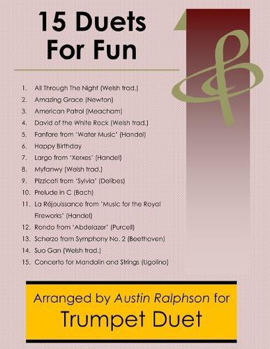 15 Trumpet Duets for Fun (popular classics) - various levels