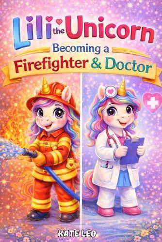 Lili the Unicorn: Becoming a Firefighter & Doctor: 2 Books in 1 for Girls (Ages 4-6)