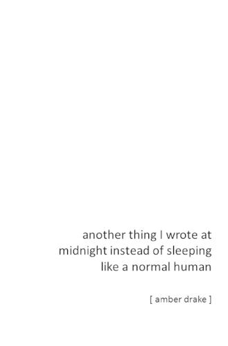 another thing I wrote at midnight instead of sleeping like a normal human: I'm still not sure what this book is about