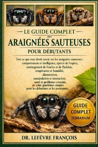 Le Guide Complet Des Araignées Sauteuses Pour Débutants: Tout ce que vous devez savoir sur les araignées sauteuses: comportement et intelligence, aperçu.....courants, et soins quotidiens simples pour les débutants et les passionnés.