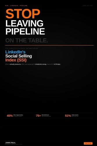 Master LinkedIn's Social Selling Index (SSI): The 2026 B2B Playbook to Build a Pipeline That Doesn't Dry Up