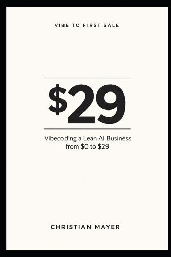 Vibe to First Sale: Vibecoding a Lean AI Business from $0 to $29