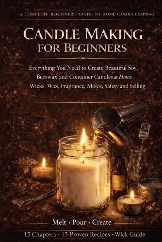 Candle Making for Beginners: Everything You Need to Create Beautiful Soy, Beeswax and Container Candles at Home - Wicks, Wax, Fragrance, Molds, Safety and Selling Your Creations