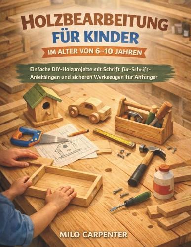 Holzbearbeitung Für Kinder Im Alter Von 6-10 Jahren: Einfache DIY-Holzprojekte mit Schritt-für-Schritt-Anleitungen und sicheren Werkzeugen für Anfänger