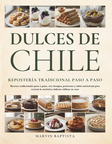 Dulces de Chile Repostería Tradicional Paso a Paso: Recetas tradicionales paso a paso, con tiempos, porciones y tabla nutricional para cocinar la auténtica dulzura chilena en casa