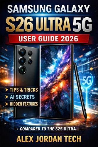 Samsung Galaxy S26 Ultra 5G User Guide 2026: A Complete Step-by-Step Manual for Beginners, Seniors & Upgraders - Tips, Tricks, AI Features & Hidden Settings Compared to S25 Ultra