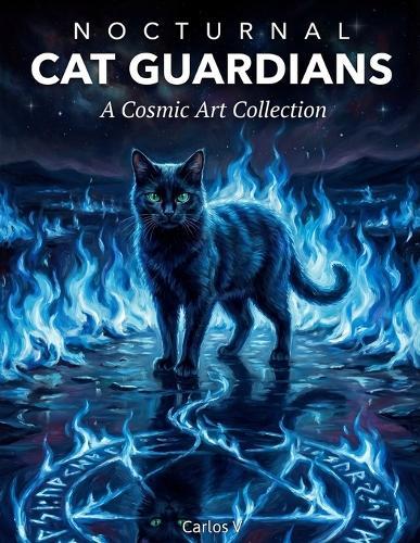 Nocturnal Cat Guardians: A Cosmic Fantasy Art Collection of Mystical Feline Guardians