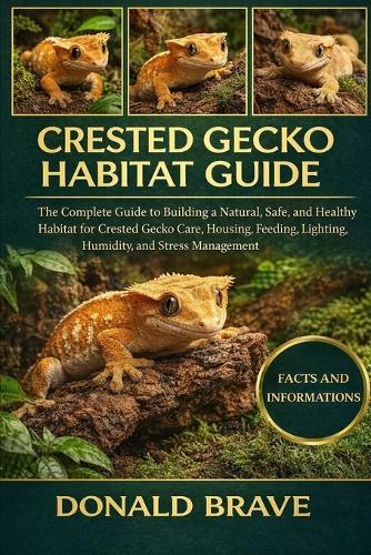 Crested Gecko Habitat Guide: The Complete Guide to Building a Natural, Safe, and Healthy Habitat for Crested Gecko Care, Housing, Feeding, Lighting, Humidity, and Stress Management.