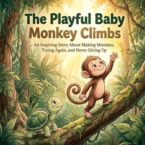 The Playful Baby Monkey Climbs: An Inspiring Story About Making Mistakes, Trying Again, and Never Giving Up