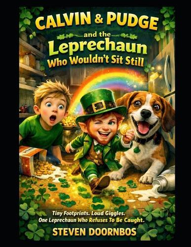 Calvin and Pudge and the Leprechaun Who Wouldn't Sit Still: Tiny Footprints. Loud Giggles. One Leprechaun Who Refuses To Be Caught.