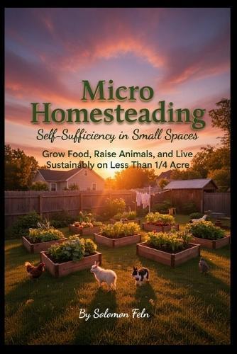 Micro Homesteading: Self-Sufficiency in Small Spaces Grow Food, Raise Animals, and Live Sustainably on Less Than 1/4 Acre