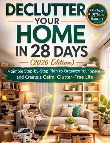DECLUTTER YOUR HOME IN 28 DAYS (2026 Edition): A Simple Step-by-Step Plan to Organize Your Space and Create a Calm, Clutter-Free Life