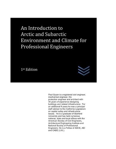 An Introduction to Arctic and Subarctic Environment and Climate for Professional Engineers