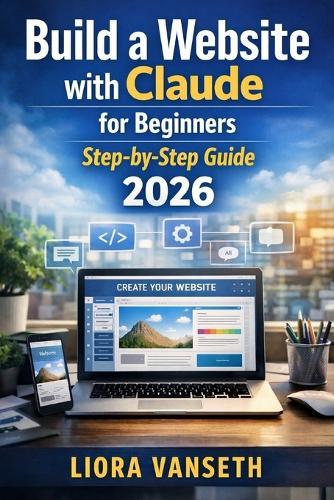 Build a Website with Claude for Beginners: Step-By-Step Guide To Creating, Designing, And Launching Simple Websites Using AI Without Coding