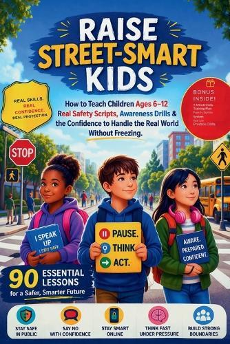 Raise Street-Smart Kids: How to Teach Children Ages 6-12 Real Safety Scripts, Awareness Drills & the Confidence to Handle the Real World Without Freezing