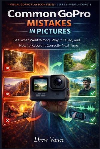 Common GoPro Mistakes in Pictures: See What Went Wrong, Why It Failed, and How to Record It Correctly Next Time (Visual GoPro Playbook Series - Visual + Doing BOOK 3)