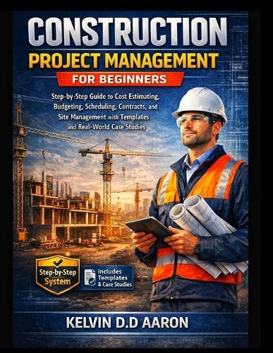 Construction Project Management for Beginners: Step-by-Step Guide to Cost Estimating, Budgeting, Scheduling, Contracts, and Site Management with Templates and Real-World Case Studies