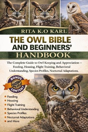 The Owl Bible and Beginners' Handbook: The Complete Guide to Owl Keeping and Appreciation - Feeding, Housing, Flight Training, Behavioral Understanding, Species Profiles, Nocturnal Adaptations, and More.