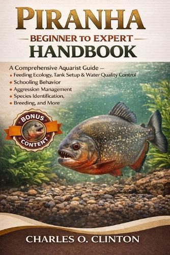 Piranha Beginner to Expert Handbook: A Comprehensive Aquarist Guide - Feeding Ecology, Tank Setup & Water Quality Control, Schooling Behavior, Aggression Management, Species Identification, Breeding, and More.