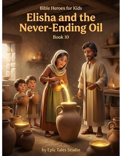 Bible Heroes for Kids: Elisha and the Never-Ending Oil - Book 10: A Story of Faith, Trust, and God's Amazing Provision