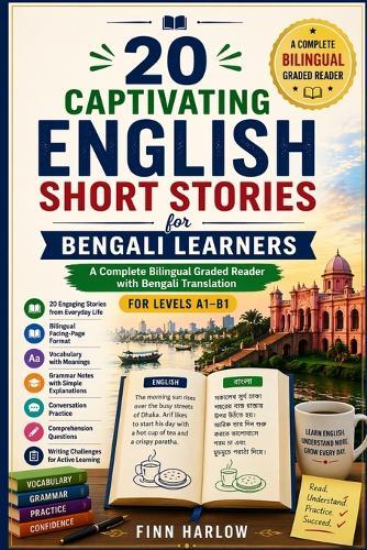 20 Captivating English Short Stories for Bengali Learners: A Complete Bilingual Graded Reader with Bengali Translation for Levels A1-B1