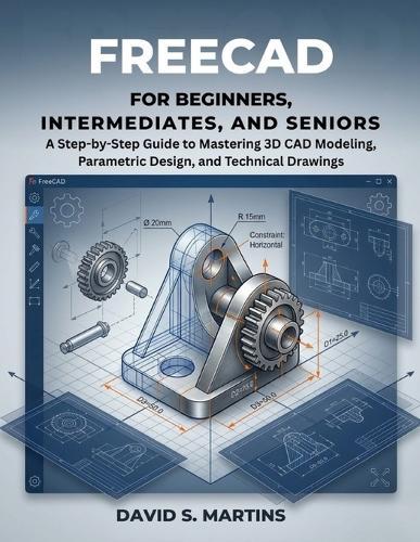 Freecad for Beginners, Intermediates, and Seniors: A Step-by-Step Guide to Mastering 3D CAD Modeling, Parametric Design, and Technical Drawings