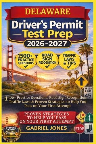 Delaware Drivers Permit Test Prep 2026/2027: I500 Practice Questions, Roads Sign Recognition, traffic Laws&Proven Strategies to Help You Pass on Your First Attempt