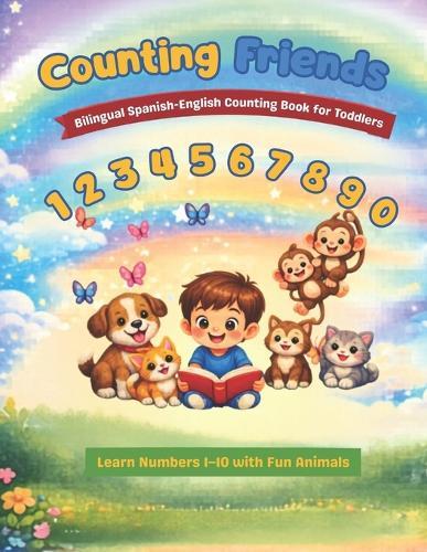 Counting Friends: Bilingual Spanish-English Counting Book for Toddlers: Learn Numbers 1-10 with Fun Animals Bilingual Learning Book for Toddlers Ages 2-5 English Story for Kids & Preschool Beginners