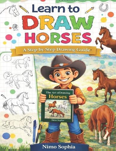 Learn to Draw Horses: A Step-by-Step Guide to Drawing Beautiful Horses, Ponies, and Realistic Poses for Kids and Beginners