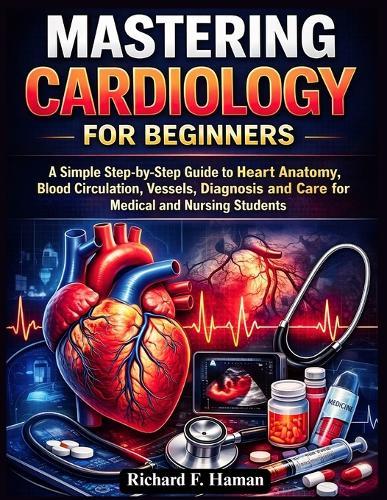 Mastering Cardiology for Beginners: A Simple Step-by-Step Guide to Heart Anatomy, Blood Circulation, Vessels, Diagnosis and Care for Medical and Nursing Students
