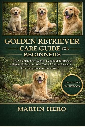 Golden Retriever Care Guide for Beginners: The Complete Step-by-Step Handbook for Raising a Happy, Healthy, and Well-Trained Golden Retriever from Puppyhood to Senior Years.