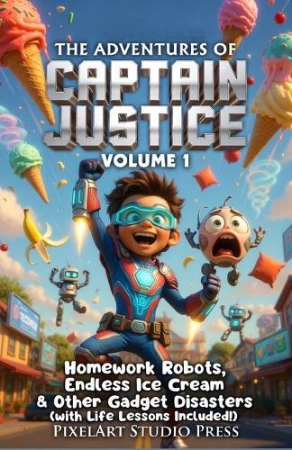 The Adventures of Captain Justice: Volume 1: Homework Robots, Endless Ice Cream & Other Gadget Disasters (with Life Lessons Included!)