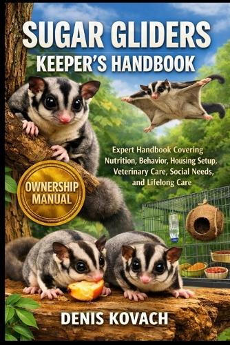 Sugar Gliders Keeper's Handbook: Expert Handbook Covering Nutrition, Behavior, Housing Setup, Veterinary Care, Social Needs, and Lifelong Care