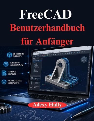 FreeCAD Benutzerhandbuch für Anfänger: Ein praktischer, schrittweiser Ansatz für den 3D Modellierungs, Design und Entwicklungs