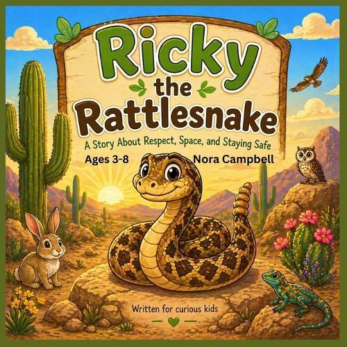 Ricky The Rattlesnake: A story about respect, space, and staying safe written for curious kids Ages 3-8
