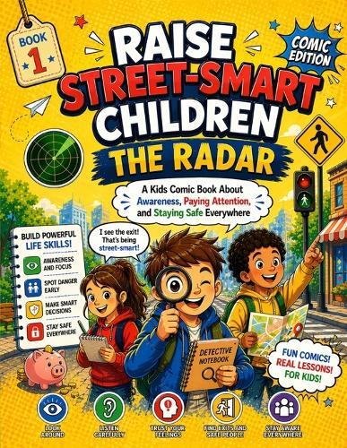 Raise Street-Smart Children: The Radar (Comic Edition): An Interactive Comic Book for Kids About Awareness, Safety, and Paying Attention