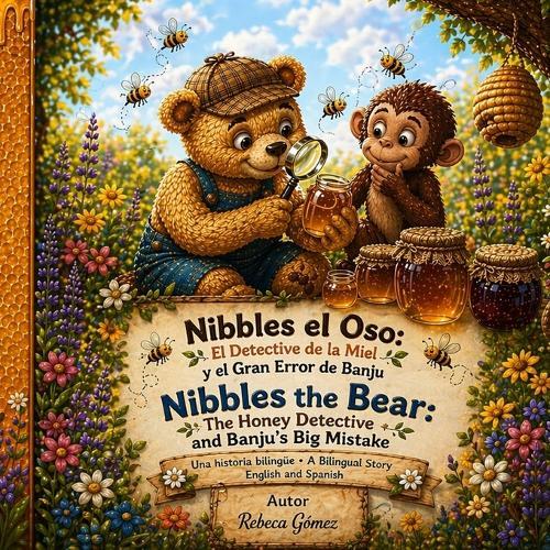 Nibbles the Bear: The Honey Detective and Banju's Big Mistake. Nibbles el Oso: El Detective de la Miel y el Gran Error de Banju: A Sweet Story About Truth, Patience, and the Busy Bees Who Make It All Possible