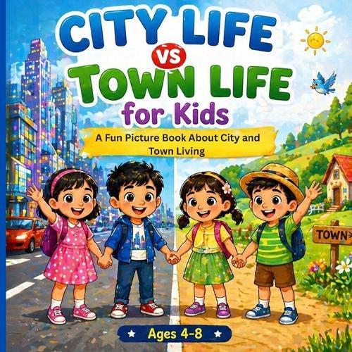 City Life Vs Town Life for Kids: A Fun Picture Book About City and Town Living
