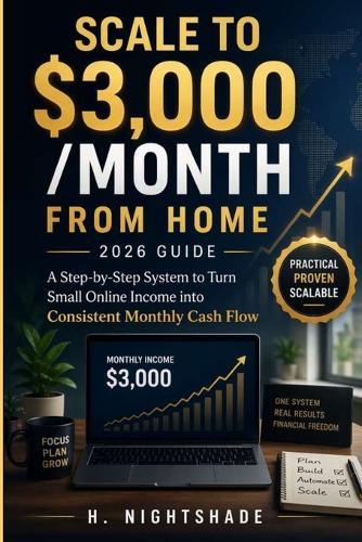 SCALE TO $3,000 /MONTH FROM HOME __2026 Guide__: A Step-by-Step System to Turn Small Online Income into Consistent Monthly Cash Flow